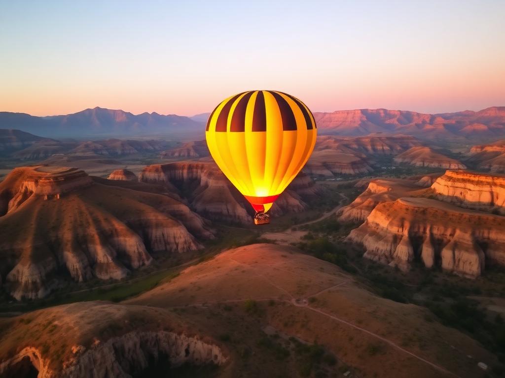 Sunrise Hot Air Balloon